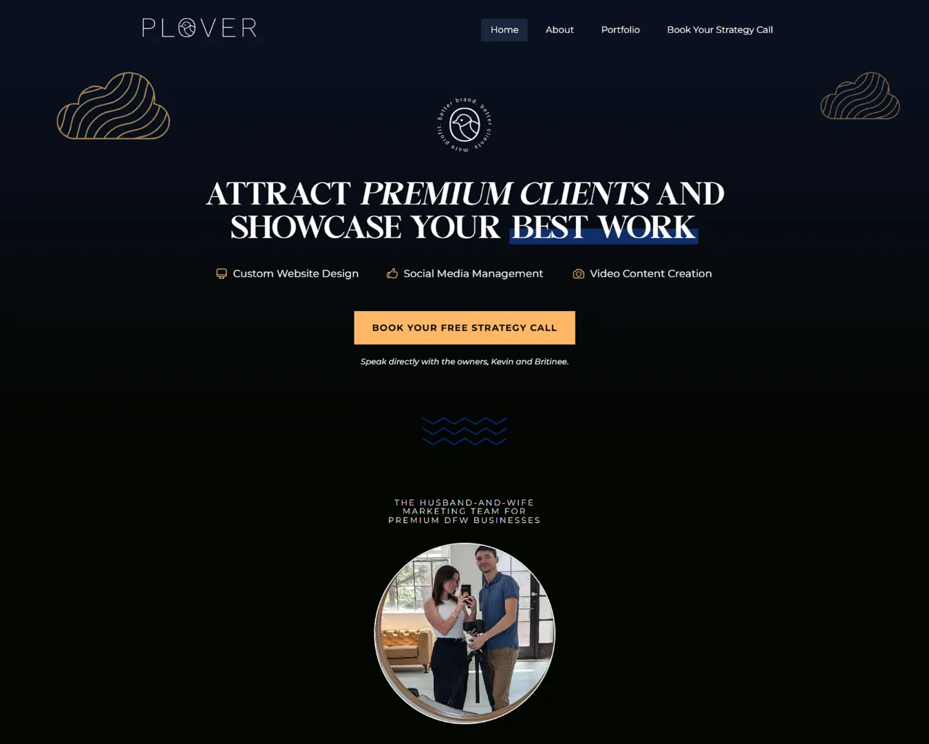 Plover website design